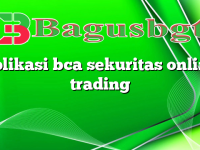 aplikasi bca sekuritas online trading