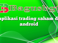 aplikasi trading saham di android