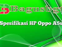 Spesifikasi HP Oppo A5s