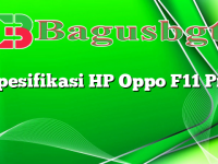 Spesifikasi HP Oppo F11 Pro