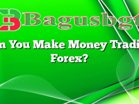 Can You Make Money Trading Forex?