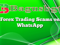 Forex Trading Scams on WhatsApp