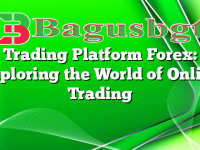 Trading Platform Forex: Exploring the World of Online Trading